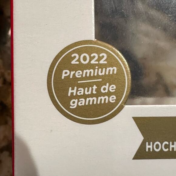 Hallmark Baby’s First Christmas Metal Rattle Dated Ornament Pink Ribbon NIB - Picture 5 of 5